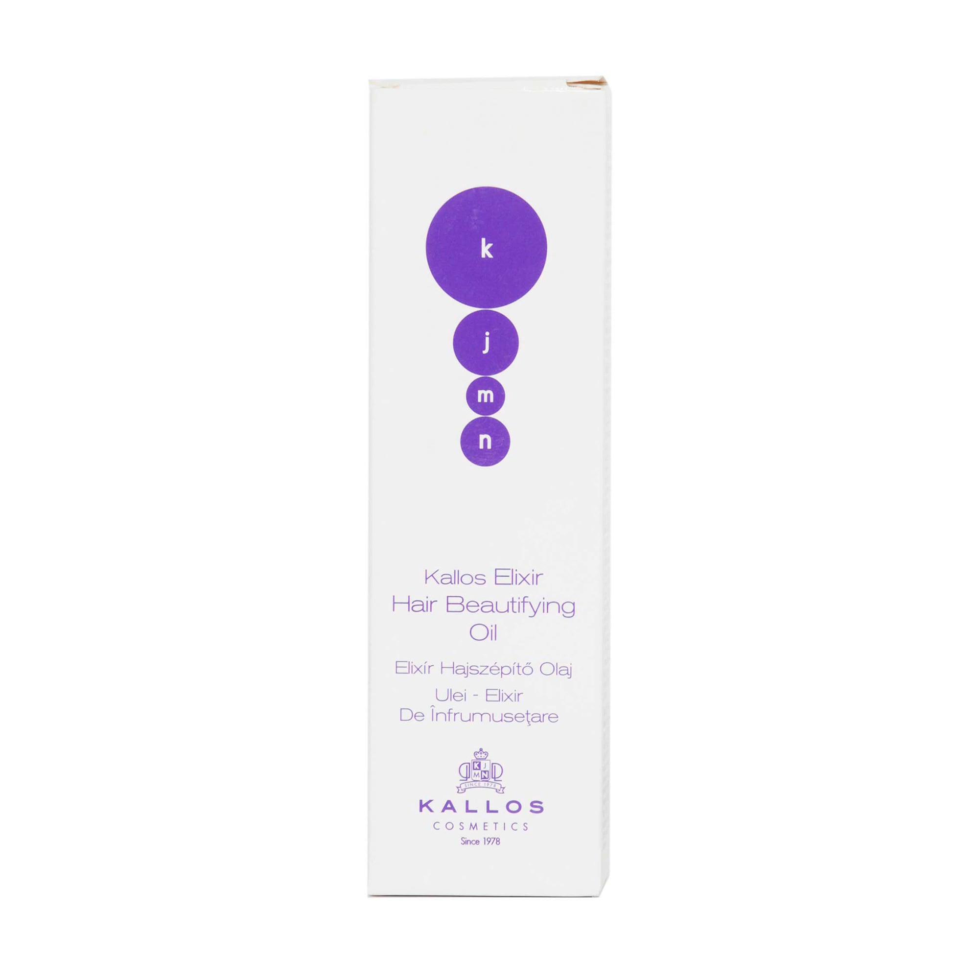 Еліксир для блиску волосся Kallos Cosmetics Elixir Hair Beautifying Oil, 50 мл