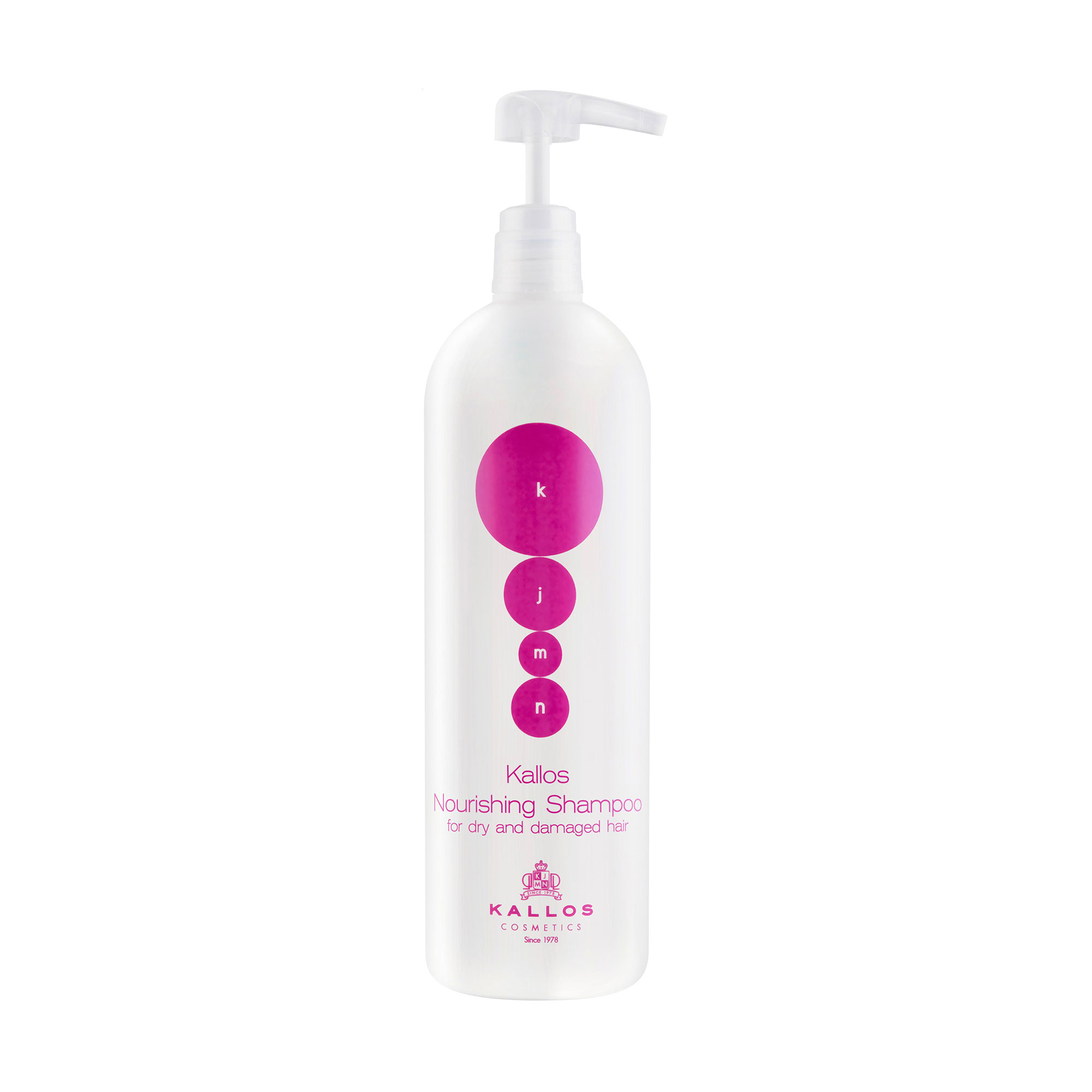 Живильний шампунь Kallos Cosmetics Nourishing Shampoo для сухого та пошкодженого волосся, 500 мл